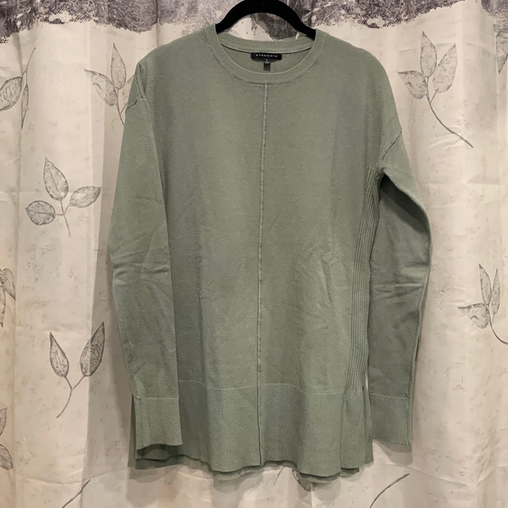 Sage green tunic sweater